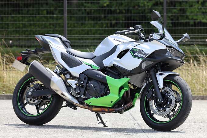 【カワサキ ニンジャ7ハイブリッド 試乗記】バイクの未来を示す!?　ストロングハイブリッドを搭載したスポーツモデル 01画像