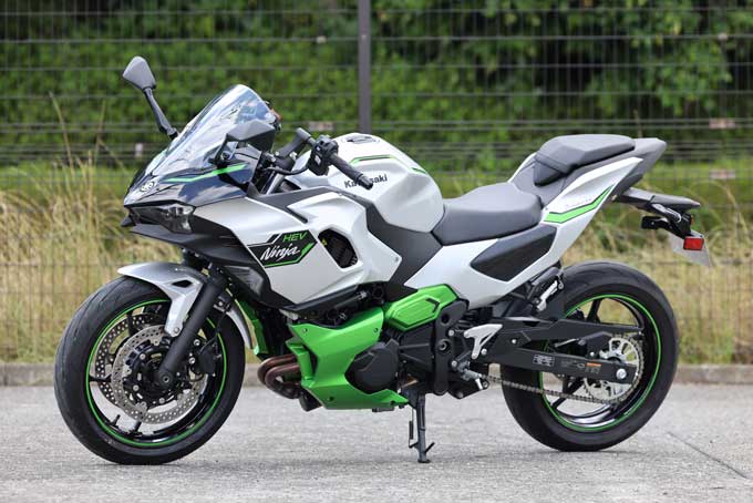 【カワサキ ニンジャ7ハイブリッド 試乗記】バイクの未来を示す!?　ストロングハイブリッドを搭載したスポーツモデル 03画像