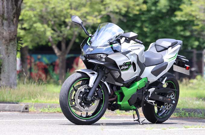 【カワサキ ニンジャ7ハイブリッド 試乗記】バイクの未来を示す!?　ストロングハイブリッドを搭載したスポーツモデル main画像
