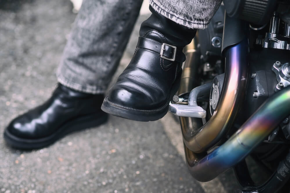 【WESCO BOSS×H-D 1999 FXDX】ウエスコのエンジニアブーツ「ボス」＆ハーレー「ダイナ スーパーグライド スポーツ」 10画像