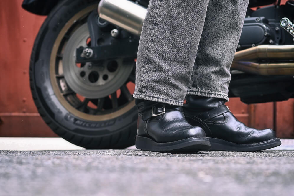 【WESCO BOSS×H-D 1999 FXDX】ウエスコのエンジニアブーツ「ボス」＆ハーレー「ダイナ スーパーグライド スポーツ」 11画像