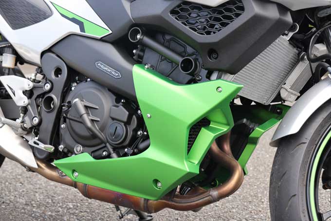 【カワサキ Z7ハイブリッド 試乗記】ストロングハイブリッドと電子制御ATを搭載し 次世代スポーツバイクのパイオニアとなる存在!! 17画像