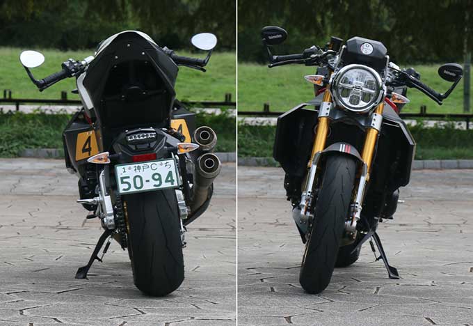 【ビモータ KB4RC 試乗記】カワサキ製4気筒エンジンを搭載したイタリア生まれのモダンカフェレーサー 05画像