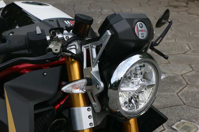 【ビモータ KB4RC 試乗記】カワサキ製4気筒エンジンを搭載したイタリア生まれのモダンカフェレーサー 08画像