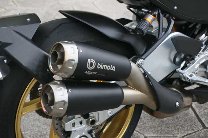 【ビモータ KB4RC 試乗記】カワサキ製4気筒エンジンを搭載したイタリア生まれのモダンカフェレーサー 12画像