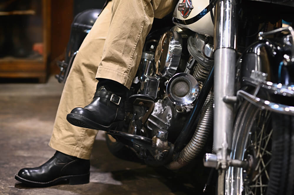 【WESCO x LANGLITZ LEATHERS BOSS×H-D 1960 FLH】ウエスコxラングリッツのエンジニアブーツ「ボス」&ハーレー「デュオグライド」 05画像