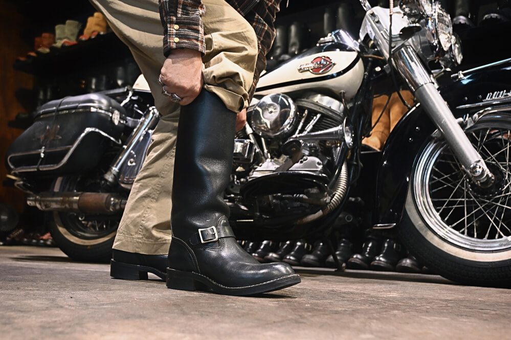 【WESCO x LANGLITZ LEATHERS BOSS×H-D 1960 FLH】ウエスコxラングリッツのエンジニアブーツ「ボス」&ハーレー「デュオグライド」 06画像