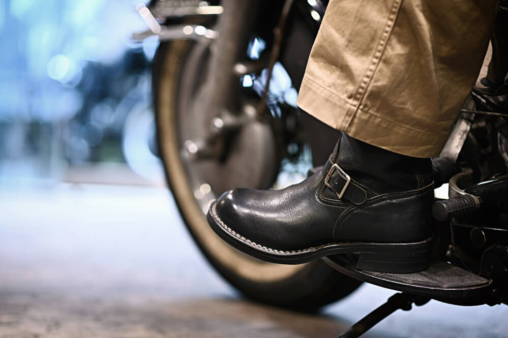 【WESCO x LANGLITZ LEATHERS BOSS×H-D 1960 FLH】ウエスコxラングリッツのエンジニアブーツ「ボス」&ハーレー「デュオグライド」 12画像