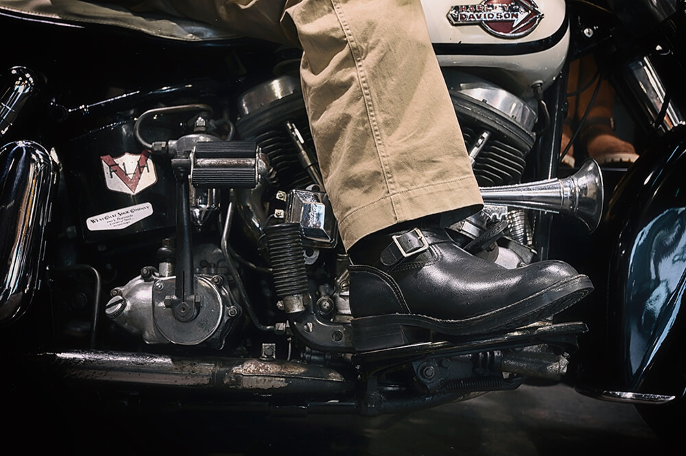 【WESCO x LANGLITZ LEATHERS BOSS×H-D 1960 FLH】ウエスコxラングリッツのエンジニアブーツ「ボス」&ハーレー「デュオグライド」 main画像
