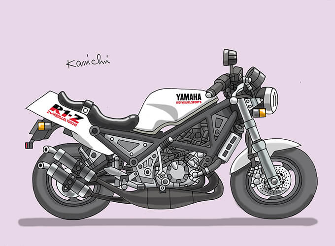 レトロバイク・グラフティ第163回 YAMAHA R1-Z 1990年 メイン画像