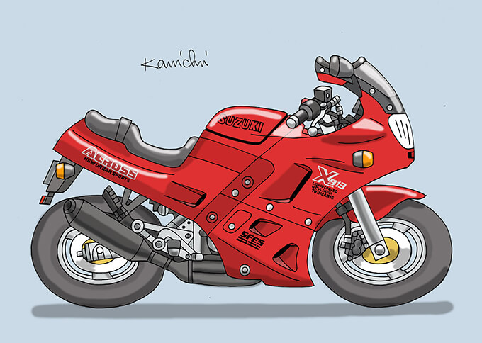 レトロバイク・グラフティ第164回 SUZUKI ACROSS 1990年 メイン画像