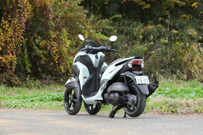 【ヤマハ トリシティ155 試乗記】3輪キャンバースラストの究極的旋回能力健在 09画像