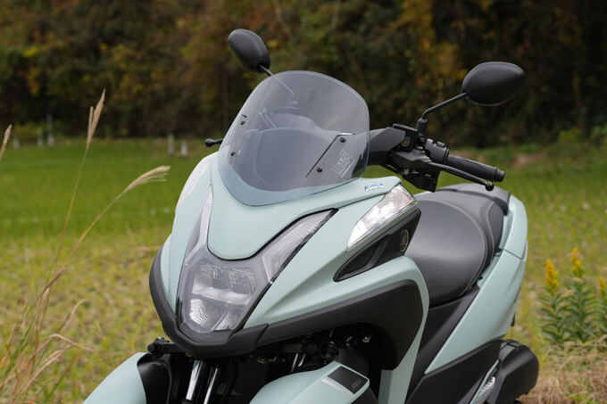 【ヤマハ トリシティ155 試乗記】3輪キャンバースラストの究極的旋回能力健在 14画像