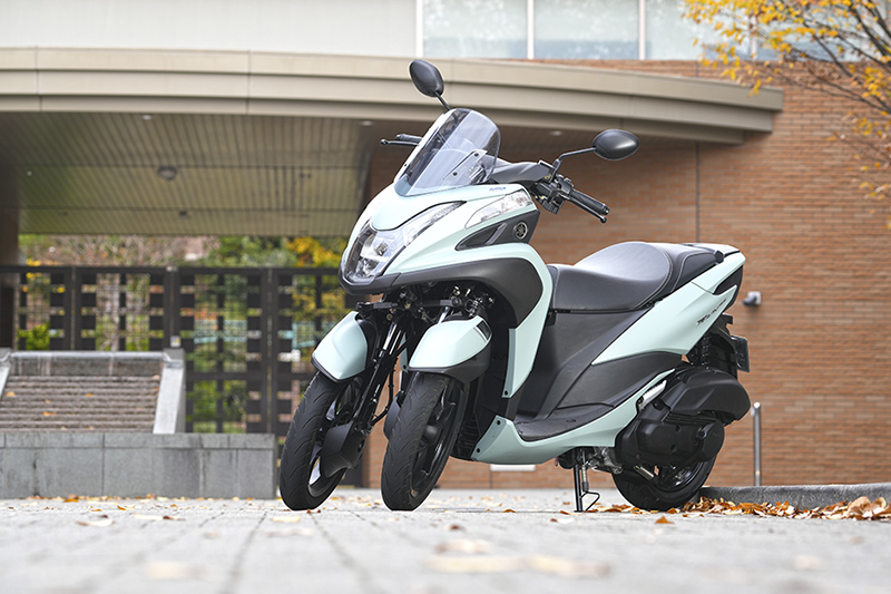 【ヤマハ トリシティ155 試乗記】3輪キャンバースラストの究極的旋回能力健在