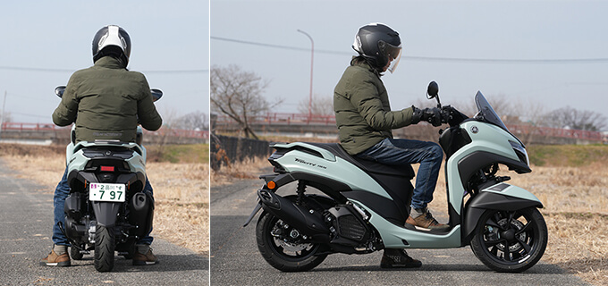 【ヤマハ トリシティ155 試乗記】3輪キャンバースラストの究極的旋回能力健在 05画像