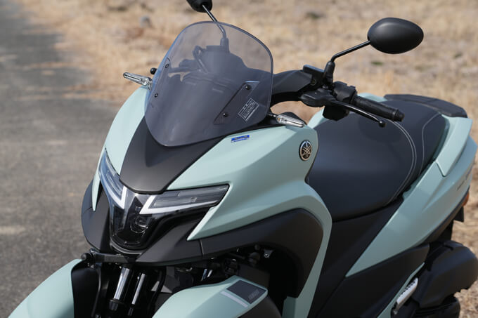 【ヤマハ トリシティ155 試乗記】3輪キャンバースラストの究極的旋回能力健在 14画像