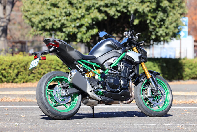 【カワサキ Z900SE 試乗記】電子制御のサポートが手厚く進化、豪華な足回りを持つ扱いやすいネイキッド　02画像