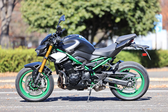 【カワサキ Z900SE 試乗記】電子制御のサポートが手厚く進化、豪華な足回りを持つ扱いやすいネイキッド　07画像