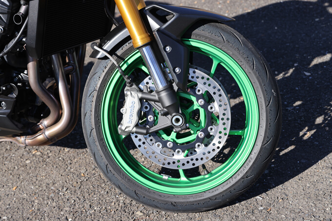 【カワサキ Z900SE 試乗記】電子制御のサポートが手厚く進化、豪華な足回りを持つ扱いやすいネイキッド　24画像