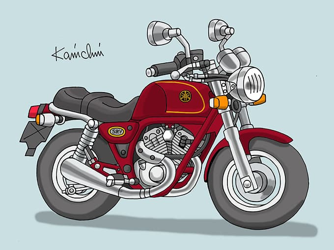 レトロバイク・グラフティ第173回 YAMAHA SRV250 1992年 メイン画像