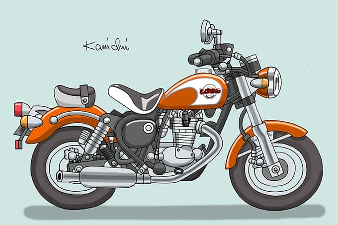 レトロバイク・グラフティ第174回 KAWASAKI ESTRELLA（カワサキ　エストレヤ）1992年 メイン画像