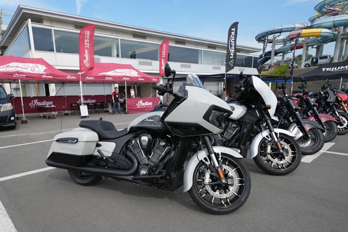 第11回JAIA輸入二輪車試乗会・展示会　インディアンブースレポート　『Chieftain Powerplus Dark Horse』ショートインプレあり！の画像03