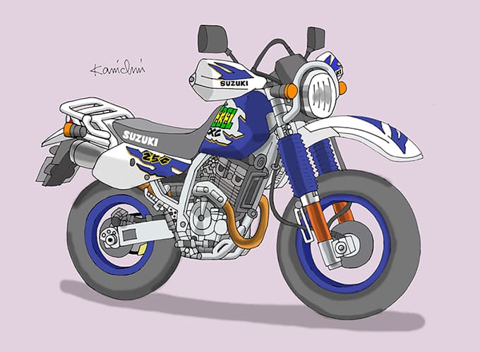 レトロバイク・グラフティ第181回 SUZUKI DJEBEL 250XC 1996年メイン画像