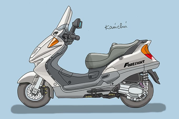 レトロバイク・グラフティ第184回 HONDA FORESIGHT 1997年メイン画像