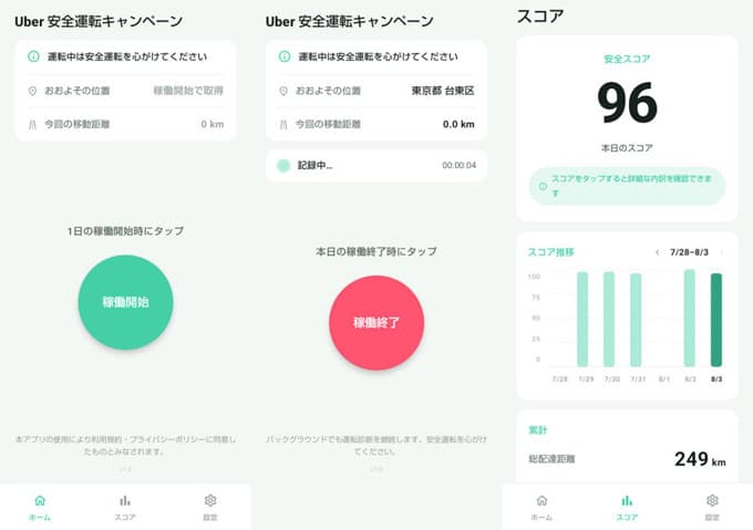 配達バイクの