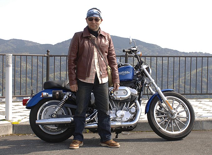 Harley-Davidson／ハーレー 　ハンチング帽　革ジャン•バイク好き