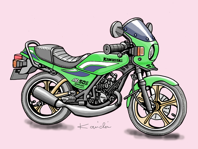 レトロバイク グラフティ第5回 Kawasaki Ar50 カワサキ Ar50 1981年 レトロバイク グラフティ バイクブロス マガジンズ