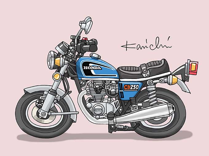 レトロバイク・グラフティ第10１回HONDA DREAM CB250T（ホンダ ドリームCB250T）1973年 メイン画像