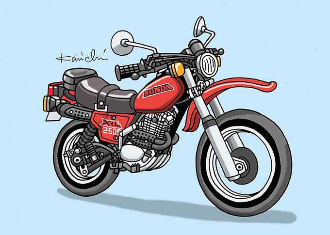 レトロバイク・グラフティ第106回 HONDA XL250S（ホンダ XL250S）1978年 メイン画像