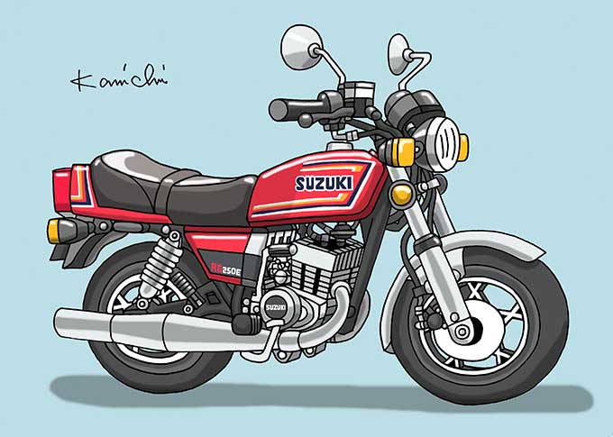 レトロバイク・グラフティ第109回SUZUKI RG250E（スズキ RG250E） 1978年 メイン画像