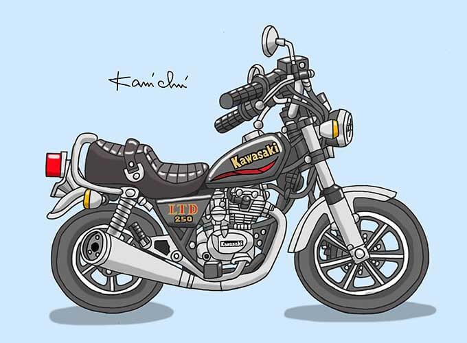 レトロバイク・グラフティ第113回KAWASAKI Z250LTD-TWIN（カワサキ Z250LTD ツイン）1981年 メイン画像