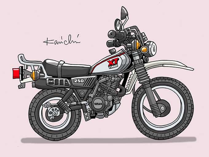 レトロバイク・グラフティ第119回YAMAHA XT250（ヤマハ XT250）1980年 メイン画像
