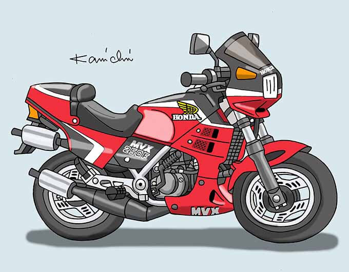 レトロバイク・グラフティ第125回HONDA MVX250F（ホンダ MVX250F）1983年 メイン画像