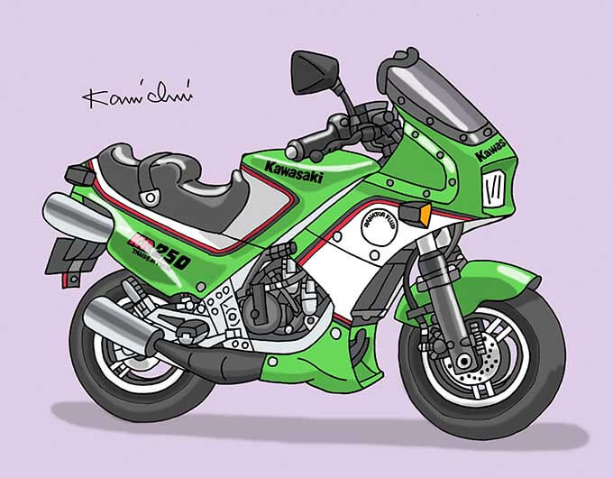 レトロバイク・グラフティ第133回KAWASAKI KR250（カワサキ KR250）1984年 メイン画像