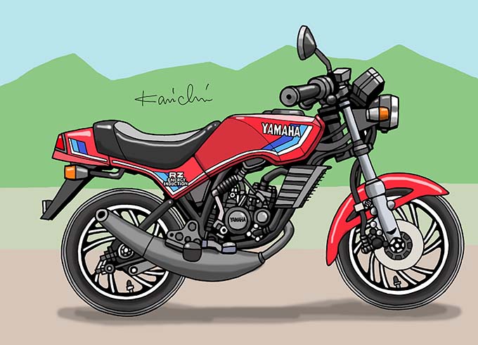 レトロバイク・グラフティ第36回　YAMAHA RZ50（ヤマハ RZ50）1981年 メイン画像