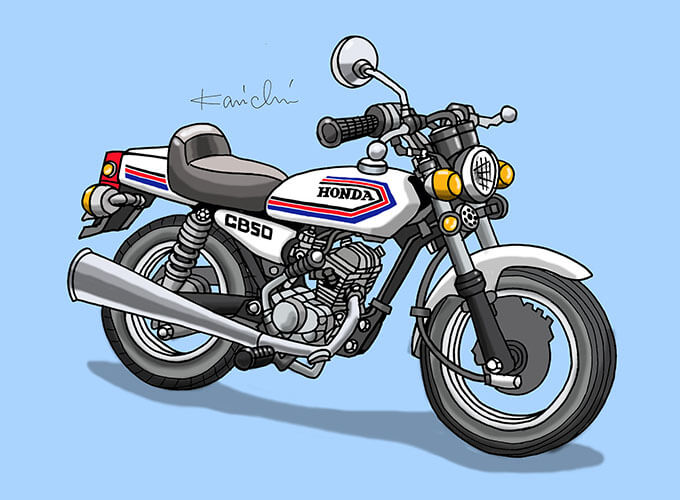 レトロバイク・グラフティ第63回HONDA BENLY CB50（ホンダ ベンリィCB50）1971年 メイン画像