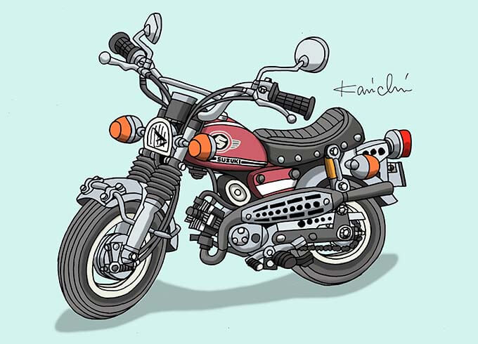 レトロバイク・グラフティ第67回SUZUKI Scrambler AC50（スクランブラーAC50）1968年 メイン画像