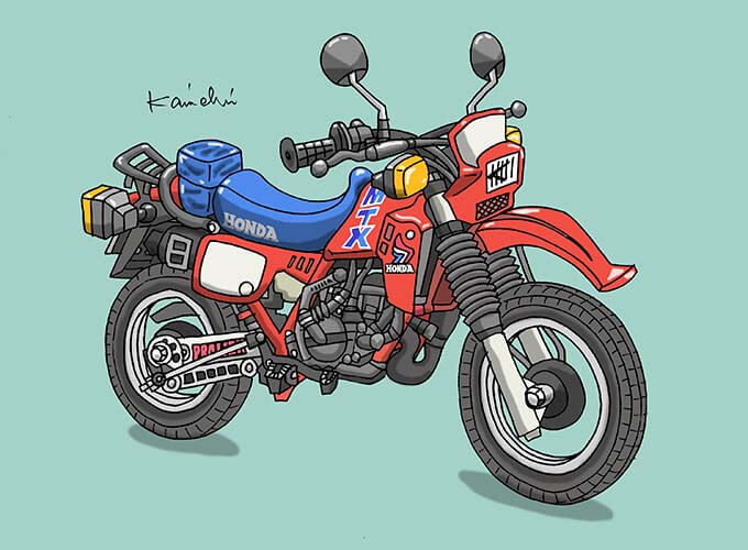 レトロバイク・グラフティ第71回HONDA MTX50R（ホンダ MTX50R）1983年 メイン画像