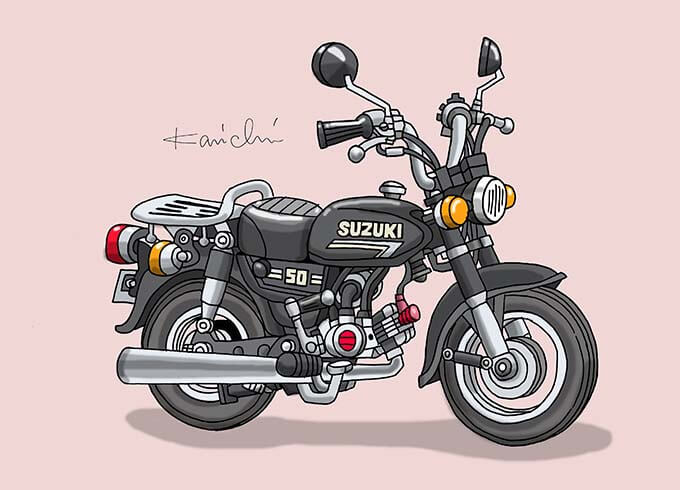 レトロバイク・グラフティ第80回SUZUKI K50（スズキ K50）1967年