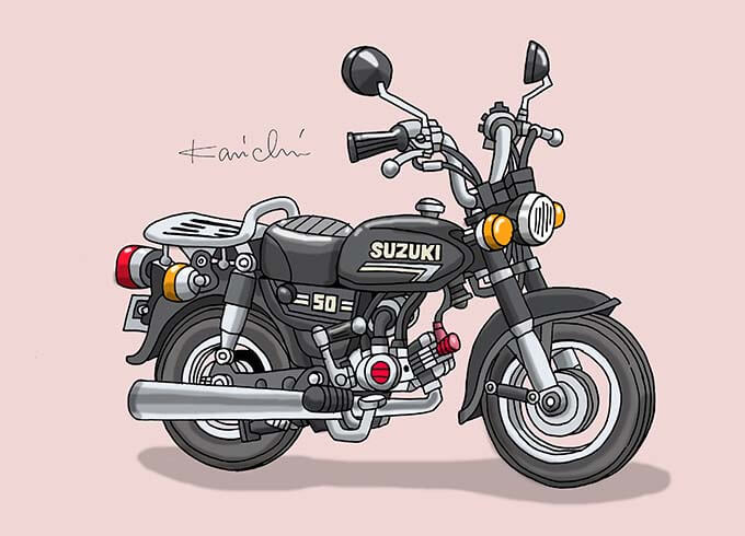 レトロバイク・グラフティ第80回SUZUKI K50（スズキ K50）1967年 メイン画像