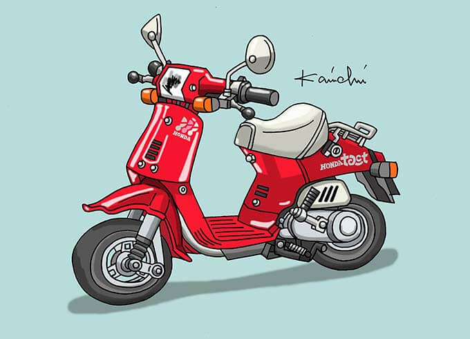 レトロバイク・グラフティ第81回HONDA TACT（ホンダ タクト）1980年 メイン画像