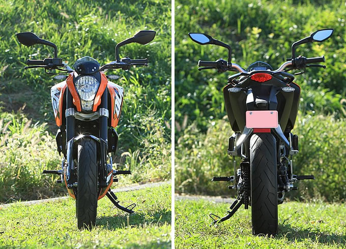 125デューク フロントフェンダー 黒 90508010001 KTM 純正 :32113382