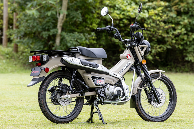 【ホンダ CT125 ハンターカブ 試乗記】「余裕」を楽しむアウトドア・カブ、CT125・ハンターカブはまさに時代が望んだモデルの06画像