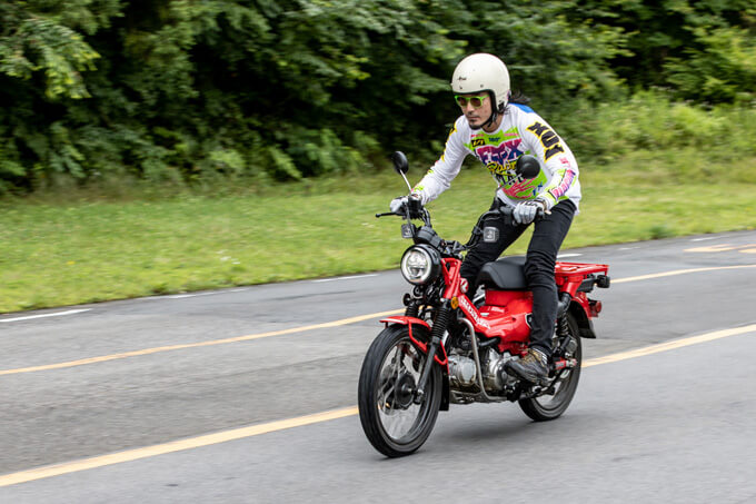 【ホンダ CT125 ハンターカブ 試乗記】「余裕」を楽しむアウトドア・カブ、CT125・ハンターカブはまさに時代が望んだモデルのメイン画像