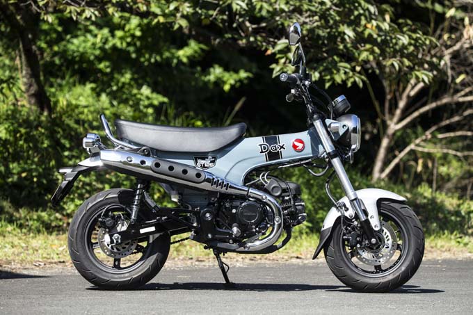 【ホンダ ダックス125 試乗記】新開発のT字型プレス鋼板フレームを採用した正真正銘のDAXが復活！の08画像