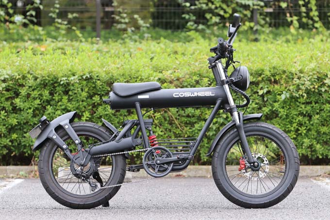 【コスウェル ミライS 試乗記】長距離走行が可能なファットタイプのスタイリッシュ電動バイクの06画像